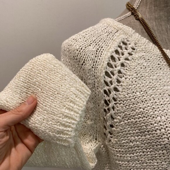 The Limited Creme Knit Sweater - Picture 7 of 16